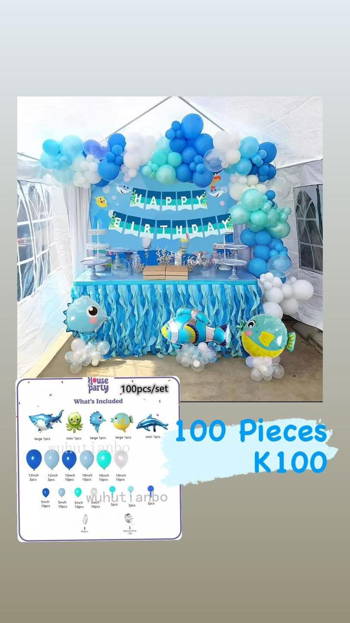 Under Sea Themed Balloons
