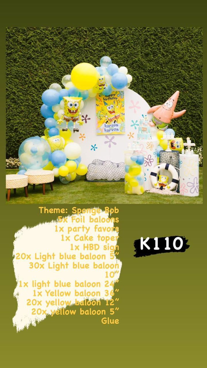 SpongeBob SquarePants Balloons